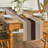 Wood Texture Table Runner – Brown – Retro Rustic Style For Spring, Kitchen, Dining & Home Parties
