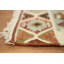 Tapis moderne en laine multicolore pour vestibule 3 pi x 5 pi Kilim Southwestern