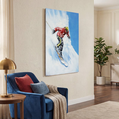 « ski », impression sur métal