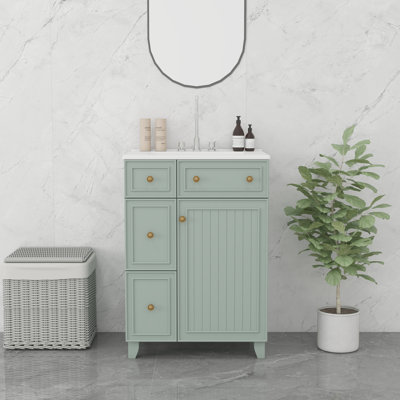 Meuble-lavabo de 24 po avec rangement
