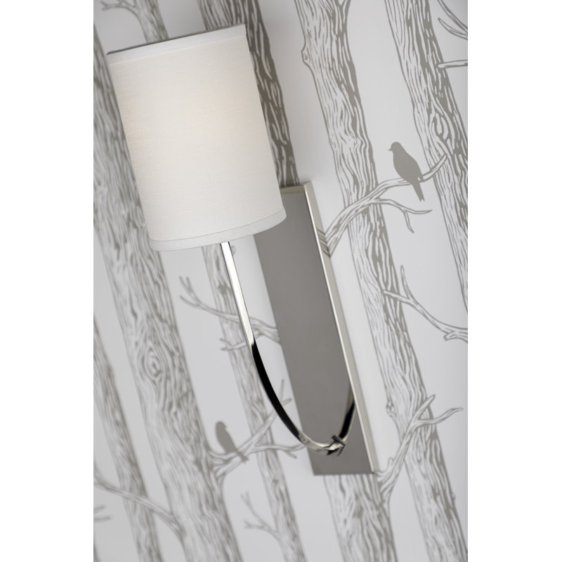 Colton 1 - Light Armed Sconce, Polished Nickel