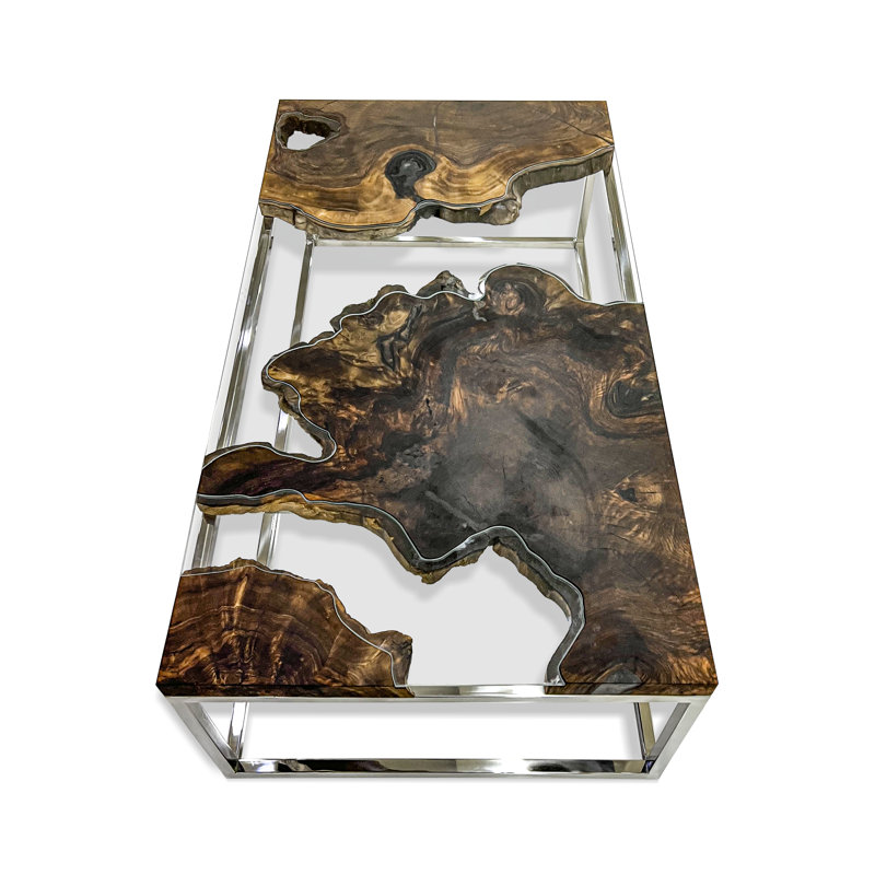 Mnestra Single Coffee Table, 17.7" H x 63" L x 31.5" W