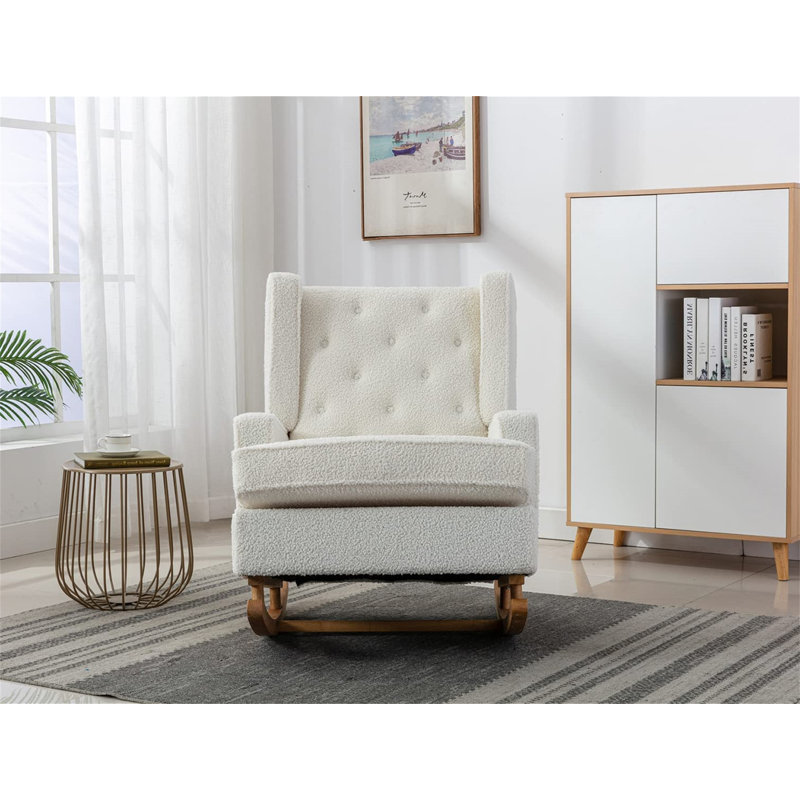 Chaise berçante Fjorentina, Blanc