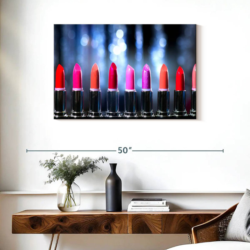 Shuttleworth Glam Lipstick, 24" H x 36" W