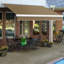 Store banne rétractable manuel Awntech Maui, 7,3 m x 3 m, bleu marine-10696777-10768226-116030221