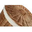 Wicker Round Laundry Hamper Basket with Lining-45117834-135728353