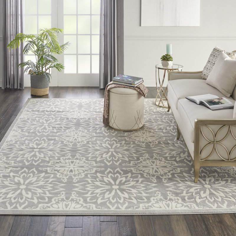 Guilian Floral Indoor Rug, Rectangle 7'10" x 9'10"