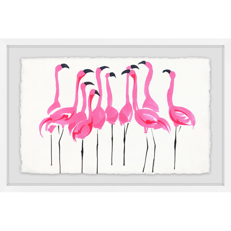 Flamboyance II - Single Picture Frame Painting, 41cm H x 61cm W x 4cm D
