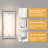 Dimmable LED Wall Mounted Sconce With Natural Spanish Marble Shade 5 Colors Adjustable-132613148-132613145