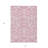 3' X 5' Pink And Ivory Floral Washable Indoor Outdoor Area Rug