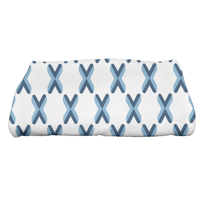 Serviette de bain Malcho Criss, Bleu