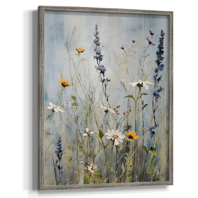 Reproduction encadrée FLORAL Series Dccxxx - bois massif