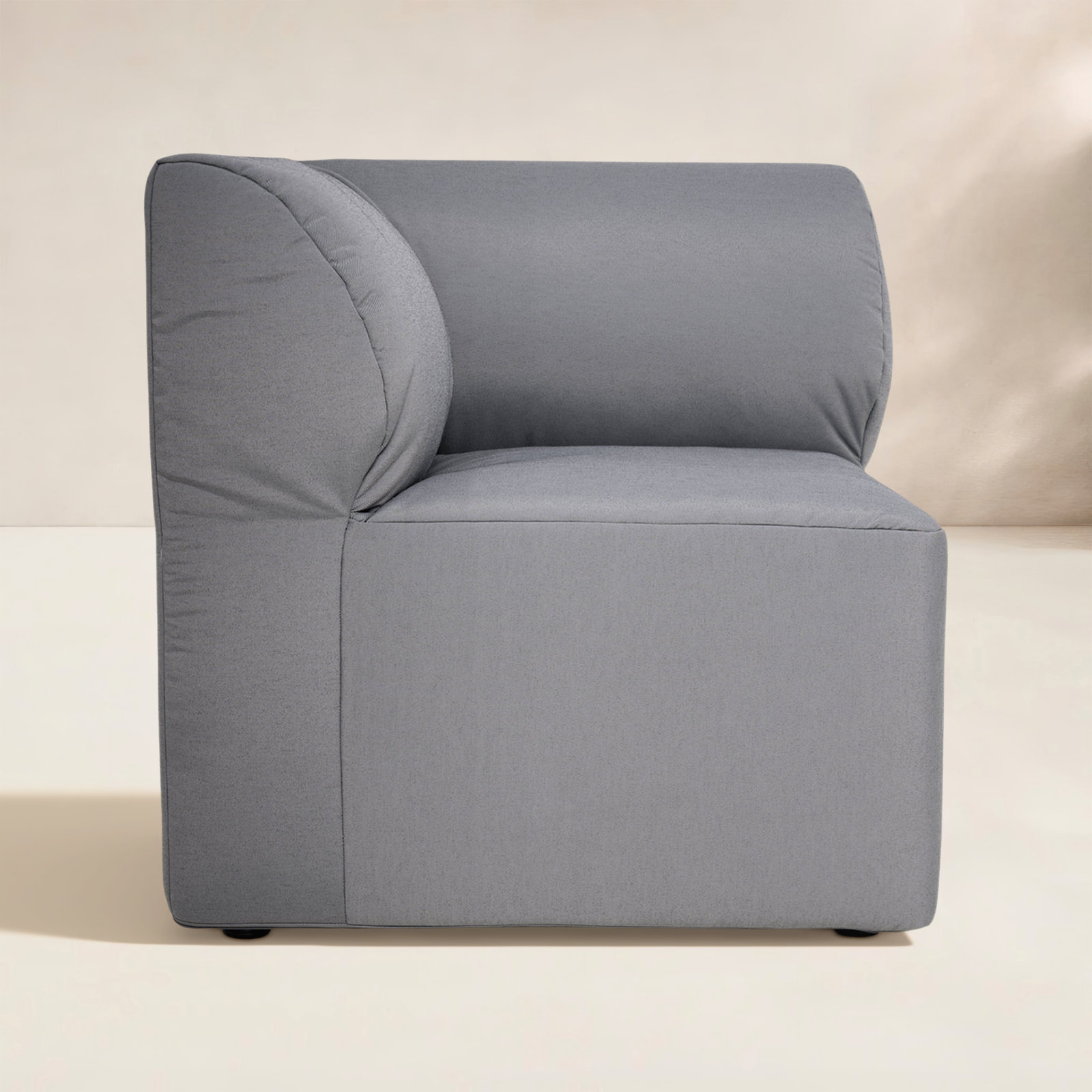 Patio Lounge Chair, Dark Gray