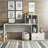 Theo Executive Desk with Power Outlet-827194386
