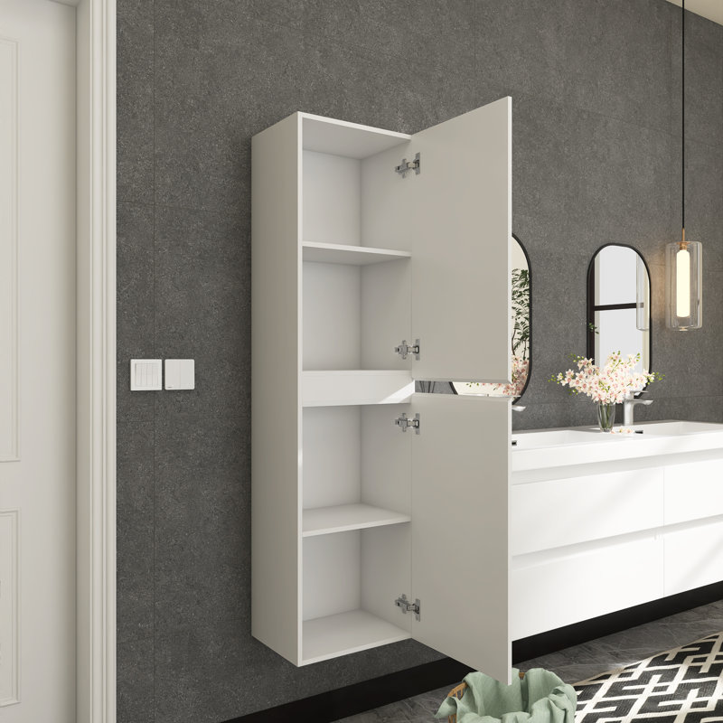Buffet décoratif 60 po 2 portes, Blanc
