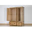 3 Door Solid Wood Wardrobe