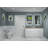 Bella CORE Poly Subway Tile 3 x 6" Poly Tub and Shower Surround 3 Wall up to 48D 48W x 48D x 96H