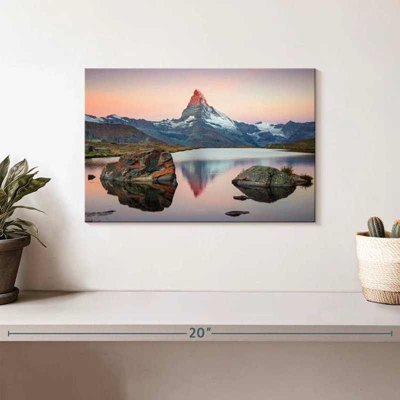 Alvord Matterhorn Lake Reflection, H 8 po x l 12 po