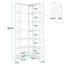 Floki Corner Bookcase-1826468025