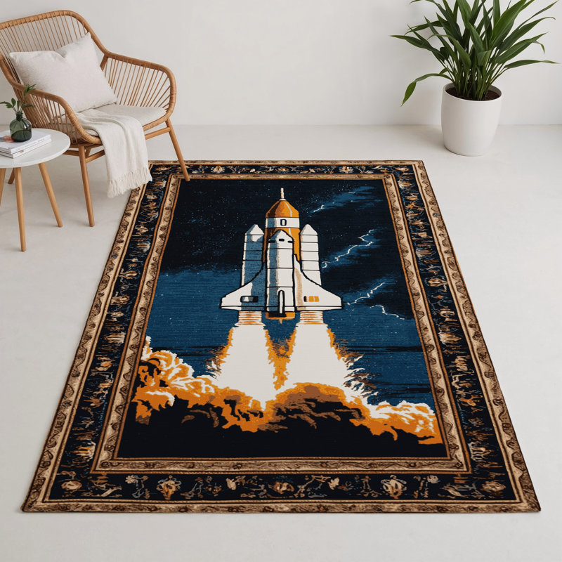 Tapis intérieur et extérieur gris Transport, Rectangle 9 pi x 12 pi