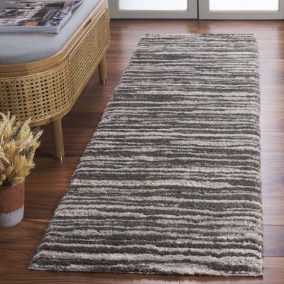 Tapis à longs poils 908 Seattle ivoire / gris Seattle