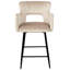 Panaca Upholstered Counter Stool with Metal Frame-473863672