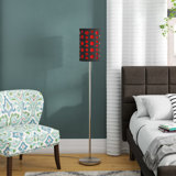 62'' Silver Traditional Floor Lamp
