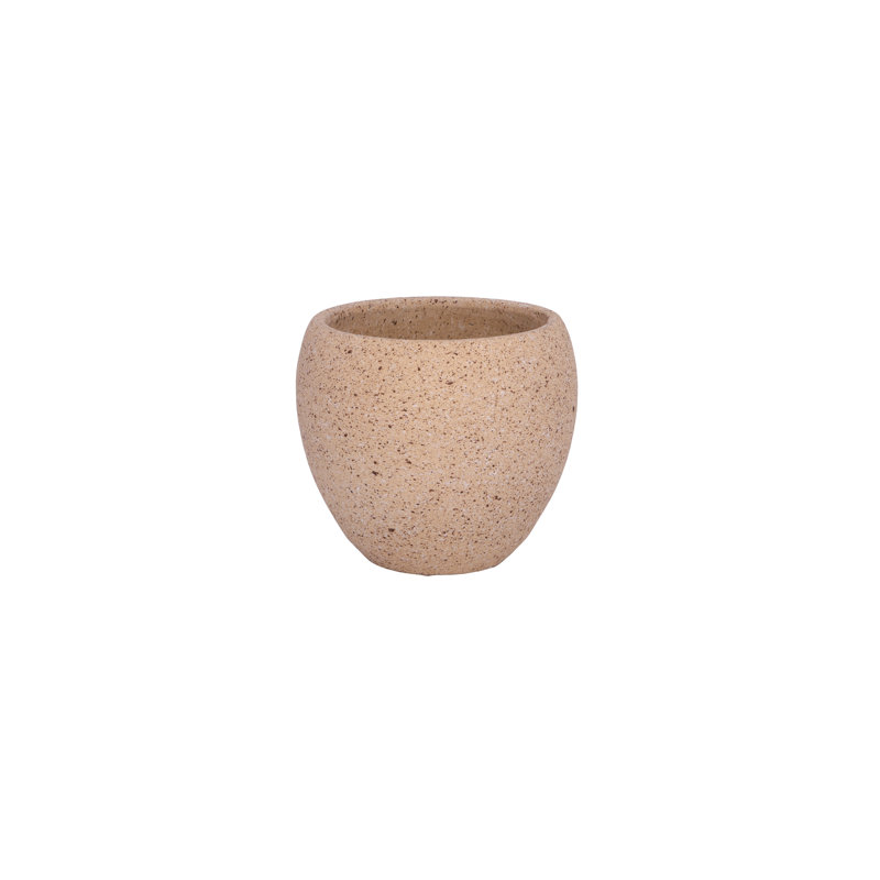 Pot de ciment beige Granito