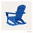 POLYWOOD Nautical Adirondack Rocking Chair-50289048