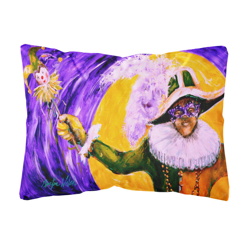 Coussin décoratif intérieur/extérieur mardi gras gras hey atomiseur