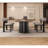 Modern simple rectangular solid wood dining table-789564102
