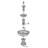 Mission Tiered Cast Stone Fountain-1451115307