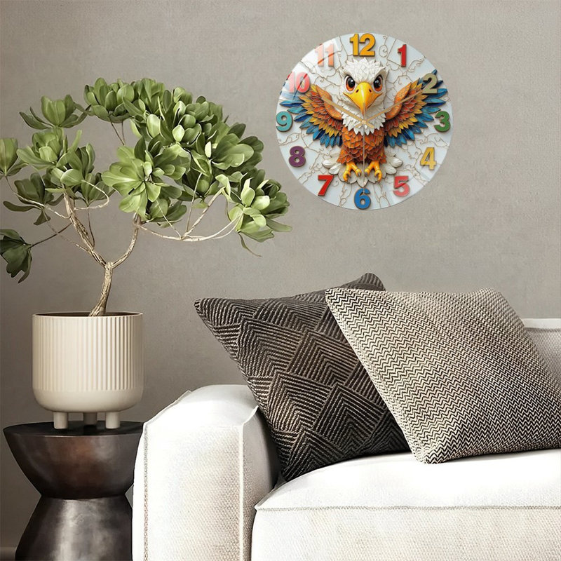 Horloge murale 2 po Eagle