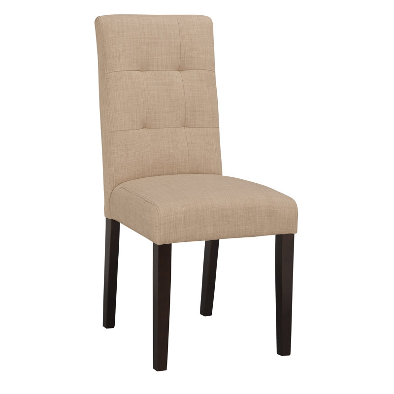 Chaise d'appoint en lin - kaki Lyon