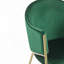Chaise rembourrée en velours