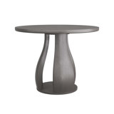 Samara Round Mahogany Wood Dining Table