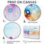 «Vibrant Splash Of Watercolor Ink II», reproduction sur toile à l'encre liquide abstraite-82690142-82690129-82690138