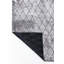 Rapture Geometric Shapes Area Rug in Gray-1694240941
