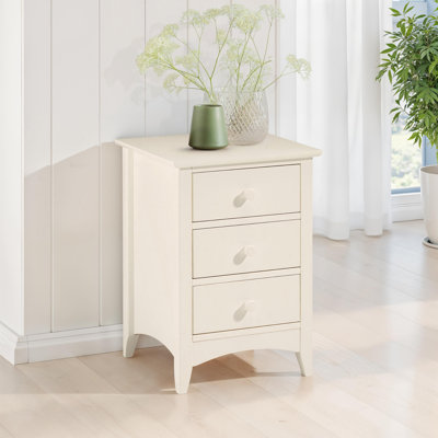 Kingsbury 44cm W Solid Wood Bedside Table