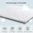 Foam Rayon From Bamboo Topper With Breathable Cover,7.5 Cm Height Comfortable Mattress Topper For Box Spring Bed And Uncomfortable Beds Sofa Bed-1223986555