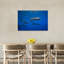 Dolphins Swim Together Peaceful Serene Tranquil Dolphin Nature Ocean Wall Art Print 1 Piece Wrapped Canvas Wall Art-760129459