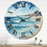 Photo de plage Sandy Serenade IV - Horloge murale nautique et de plage