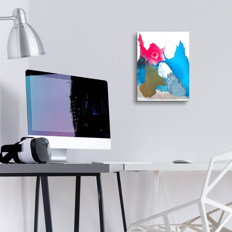 «Una's Beach» par Valerie Russell, art mural en verre acrylique, H 16 po x l 12 po x P 0,13 po