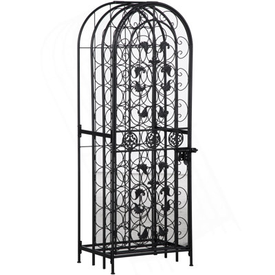 Wrought Iron Wine Rack