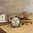 Modern & Contemporary Analogue Metal Quartz Movement / Crystal Tabletop Clock with Alarm in Brass