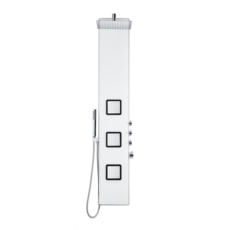 59'' Aluminum Alloy Shower Panel with Adjustable Shower Head