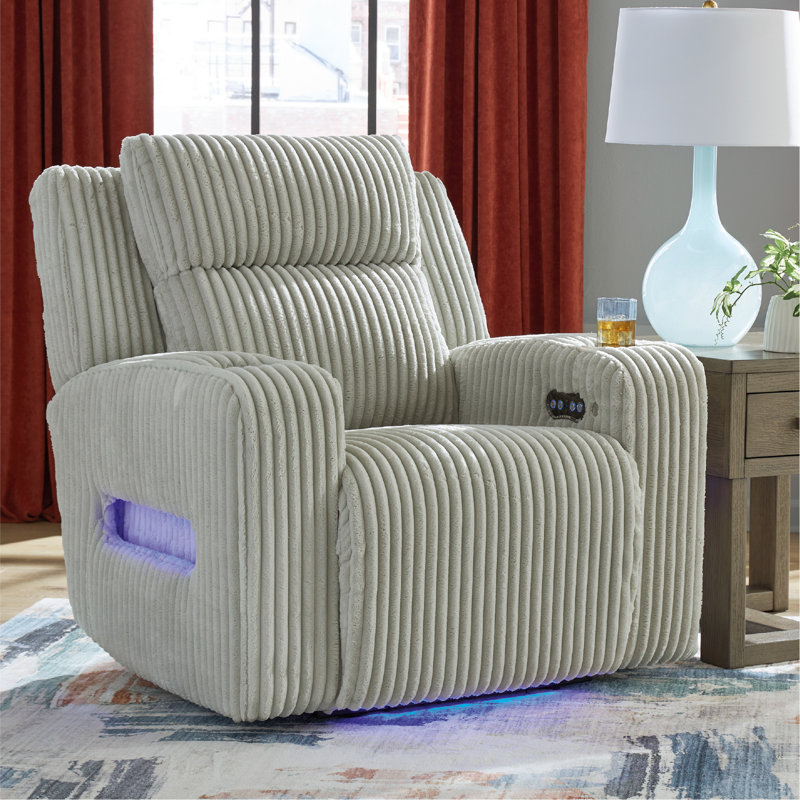 Fauteuil inclinable électrique Odhren, Blanc