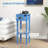 2-Tier Side Table with Drawer Shelf for Living Room, Light Blue-2009124429