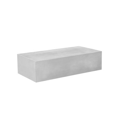 Arcadia Rectangular Concrete Outdoor Coffee Table