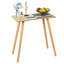 Bureau d'ordinateur de 27 pouces, bureau d'étude pour étudiants, bureau en bois moderne, table d'écriture ergonomique à arc, bureau d'écriture